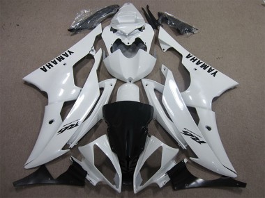 Weiß Schwarz Aufkleber 2008-2016 Yamaha YZF R6 Motorrad Verkleidung