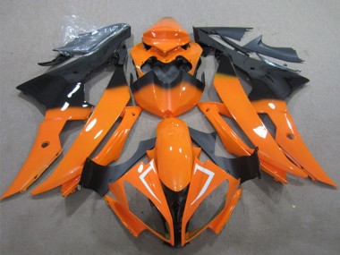 Orange Glänzendes Schwarz 2008-2016 Yamaha YZF R6 Motorrad Verkleidung