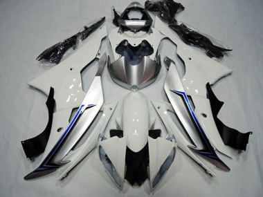 Weiß Blau Schwarz 2008-2016 Yamaha YZF R6 Motorrad Verkleidung Kit
