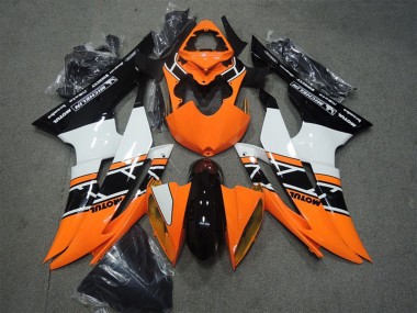 Orange Weiß Glänzendes Schwarz Motul 2008-2016 Yamaha YZF R6 Motorrad Verkleidung