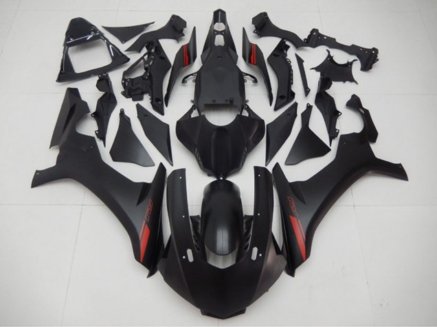 Matt Schwarz Rot 2015-2019 Yamaha YZF R1 Motorrad Verkleidung