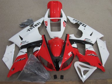Weiß Rot Schwarz 1998-1999 Yamaha YZF R1 Motorrad Verkleidung