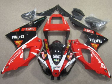 Rot Weiß Schwarz Santunder 1998-1999 Yamaha YZF R1 Motorrad Verkleidung