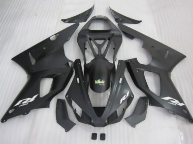 Matt Schwarz Weiß Aufkleber 2000-2001 Yamaha YZF R1 Motorrad Verkleidung