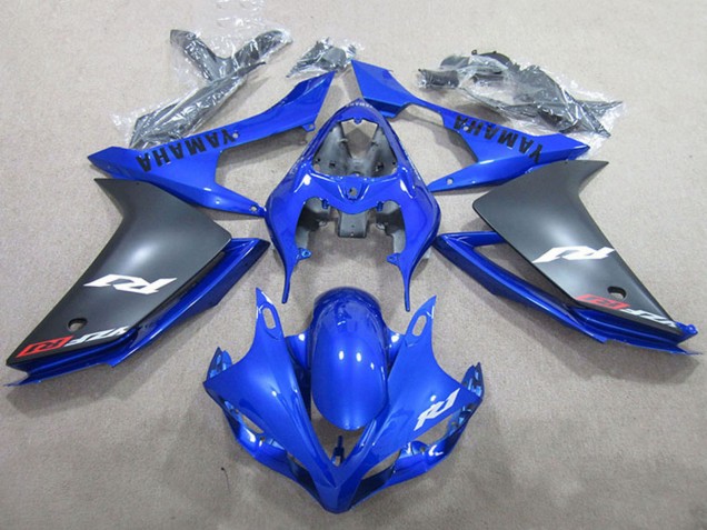 Blau Matt Schwarz 2007-2008 Yamaha YZF R1 Motorrad Verkleidung