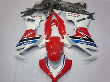 Weiß Rot Blau Glänzendes Schwarz HRC 2013-2015 Honda CBR500R Motorrad Verkleidung