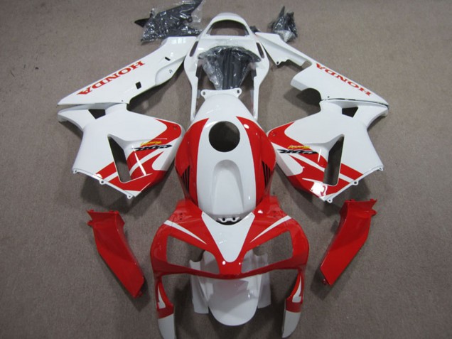 Weiß Rot 2003-2004 Honda CBR600RR Motorrad Verkleidung