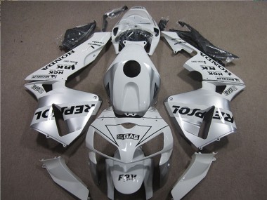 Weiß Schwarz Repsol 2005-2006 Honda CBR600RR Motorrad Verkleidung