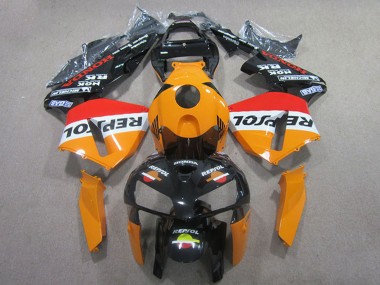 Orange Weiß Rot Glänzendes Schwarz Repsol 2005-2006 Honda CBR600RR Abs Verkleidungen