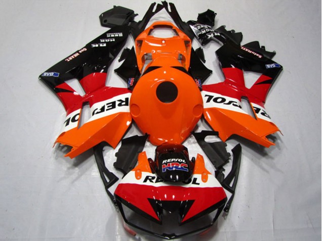 Orange Weiß Rot Glänzendes Schwarz Repsol 2013-2026 Honda CBR600RR Motorrad Verkleidungen Kit