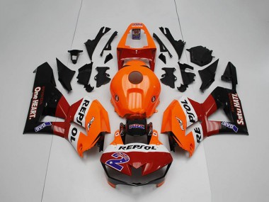 Orange Weiß Rot Glänzendes Schwarz Repsol 2 2012-2016 Honda CBR1000RR Motorrad Verkleidung