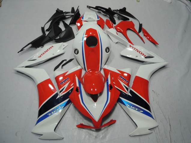 Weiß Rot Blau 2012-2016 Honda CBR1000RR Motorrad Verkleidungen Kit