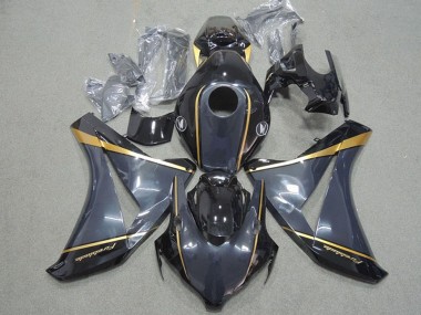 Dunkel Blau Gold Glänzendes Schwarz Fireblade 2008-2011 Honda CBR1000RR Motorrad Verkleidung