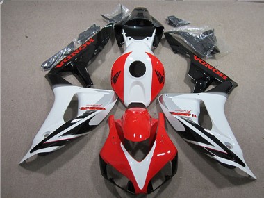 Weiß Rot Glänzendes Schwarz Fireblade 2006-2007 Honda CBR1000RR Motorrad Verkleidung
