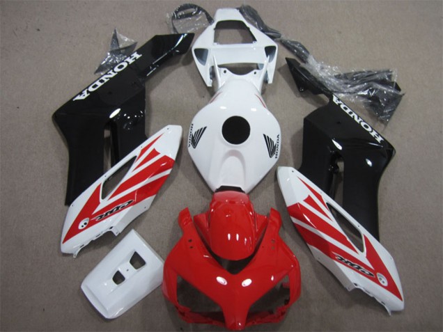 Weiß Rot Glänzendes Schwarz 2004-2005 Honda CBR1000RR Motorrad Verkleidung Kit
