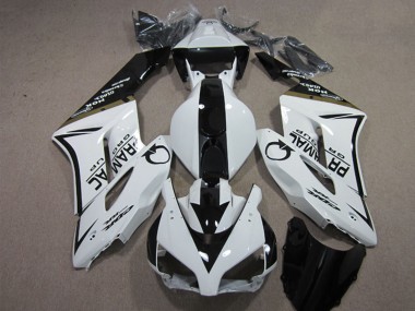 Weiß Glänzendes Schwarz Pramac 2004-2005 Honda CBR1000RR Motorrad Verkleidung