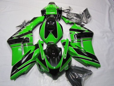 Grün Glänzendes Schwarz 2004-2005 Honda CBR1000RR Motorrad Verkleidung