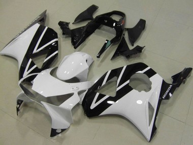 Weiß Glänzendes Schwarz 2002-2003 Honda CBR900RR 954 Motorrad Verkleidung