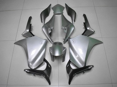 Silber Schwarz 2010-2014 Honda VFR 1200 Motorrad Verkleidung