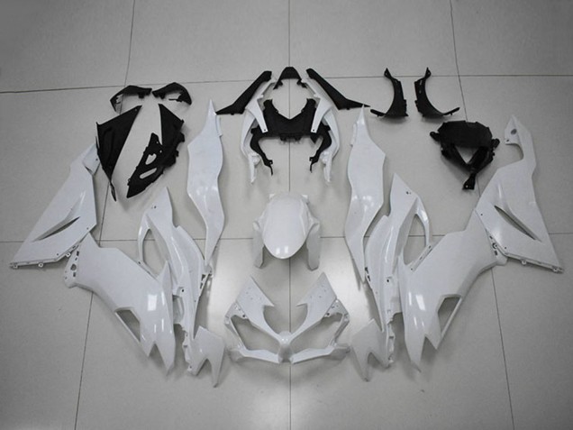 Weiß 2019-2022 Kawasaki ZX6R Motorrad Verkleidung