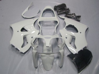 Weiß 2000-2002 Kawasaki ZX6R Motorrad Verkleidung