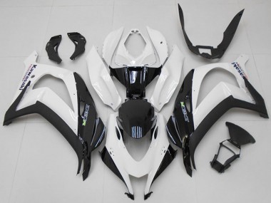 Weiß Schwarz Grün 2016-2020 Kawasaki ZX10R Motorrad Verkleidung
