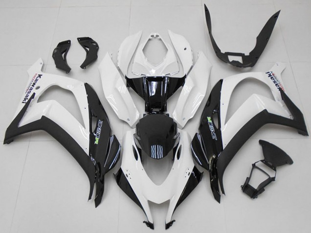 Weiß Schwarz Grün 2016-2020 Kawasaki ZX10R Motorrad Verkleidung