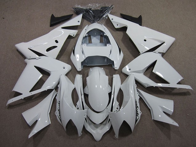 Weiß Schwarz Aufkleber 2004-2005 Kawasaki ZX10R Motorrad Verkleidung