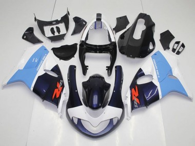 Weiß Hellblau Schwarz 1998-2003 Suzuki TL1000R Motorrad Verkleidung