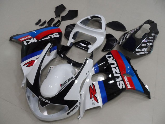 Weiß Rot Blau Schwarz Motul 1998-2003 Suzuki TL1000R Motorrad Verkleidung