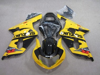 Gelb Schwarz 2001-2003 Suzuki GSXR 600 Motorrad Verkleidung