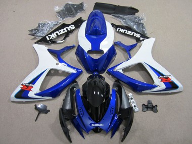 Weiß Blau Schwarz Rot 2006-2007 Suzuki GSXR 600 Motorrad Verkleidung