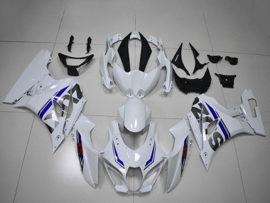 Weiß Blau 2017-2024 Suzuki GSXR 1000 Motorrad Verkleidung
