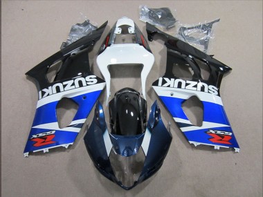 Weiß Blau Schwarz Rot 2003-2004 Suzuki GSXR 1000 Motorrad Verkleidung
