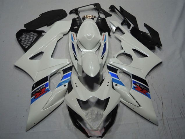 Weiß Blau Schwarz Rot 2005-2006 Suzuki GSXR 1000 Motorrad Verkleidung