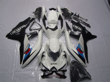 Weiß Blau Schwarz Rot 2007-2008 Suzuki GSXR 1000 Motorrad Verkleidung Kit