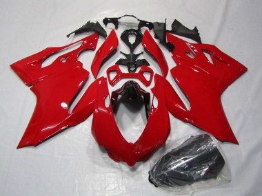 Rot 2011-2014 Ducati 1199 Motorrad Verkleidungen Kit