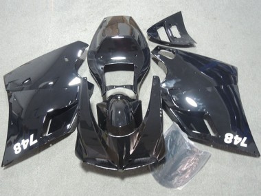 Glänzendes Schwarz 1993-2005 Ducati 748 Motorrad Verkleidung
