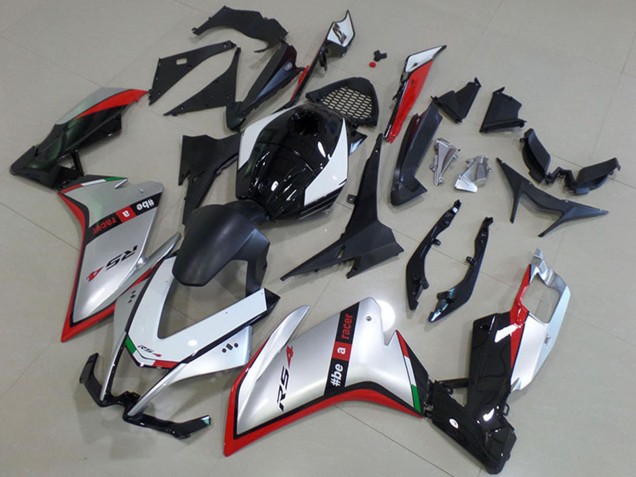 Silber Rot Glänzendes Schwarz 2012-2018 Aprilia RS4 50 125 Motorrad Verkleidung