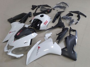 Weiß Matt Schwarz 2012-2018 Aprilia RS4 50 125 Motorrad Verkleidung