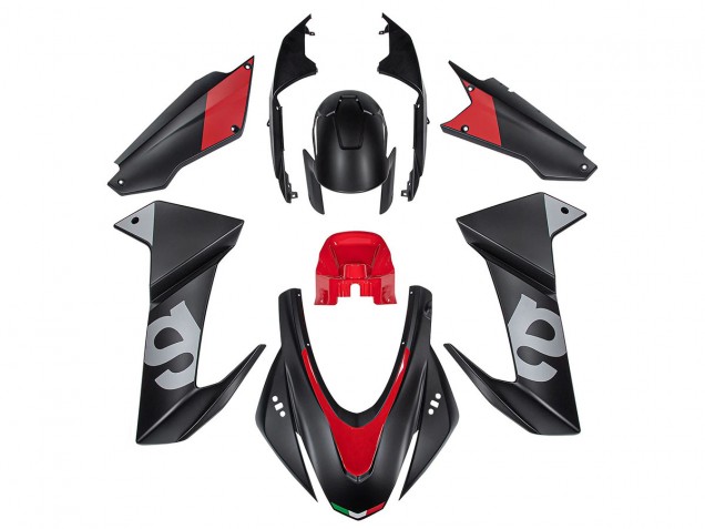 Schwarz Rot 2020-2024 Aprilia RS660 Motorrad Verkleidung