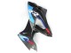 Blau Rot Carbonfaser 2015-2016 BMW S1000RR Motorrad Verkleidung