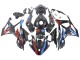 Blau Rot Carbonfaser 2023-2024 BMW S1000RR Motorrad Verkleidung