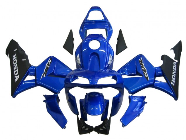 Blau Matt Schwarz 2003-2004 Honda CBR600RR Motorrad Verkleidung