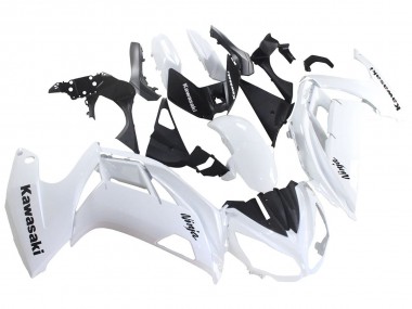 Weiß Schwarz 2012-2016 Kawasaki EX650 Motorrad Verkleidung