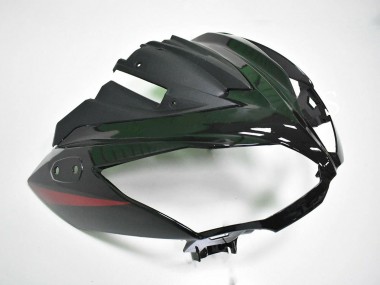 Rot Glänzendes Schwarz 2012-2016 Kawasaki EX650 Motorrad Verkleidung
