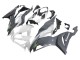 Weiß Grau Grün 2019-2022 Kawasaki ZX6R Motorrad Verkleidung