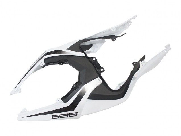 Weiß Grau Grün 2019-2022 Kawasaki ZX6R Motorrad Verkleidung