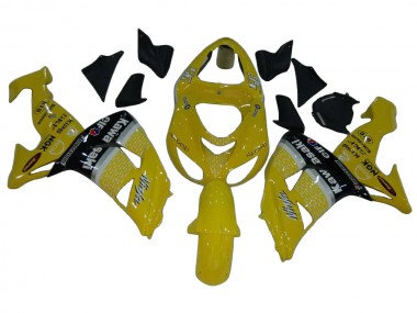Gelb Silber Schwarz Elf 2006-2007 Kawasaki ZX10R Motorrad Verkleidung