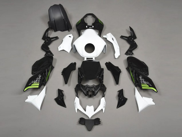 Schwarz Weiß 2020-2024 Kawasaki Z900 Motorrad Verkleidung